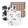 Copper Pearl Burp Cloths (3 Pack)