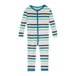 Kickee Pants Coverall Little Boy Blue Stripe