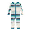 Kickee Pants Coverall Little Boy Blue Stripe