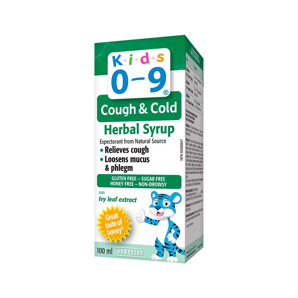 Homeocan Kids 0-9 Cough & Cold Herbal Syrup (100ml.)