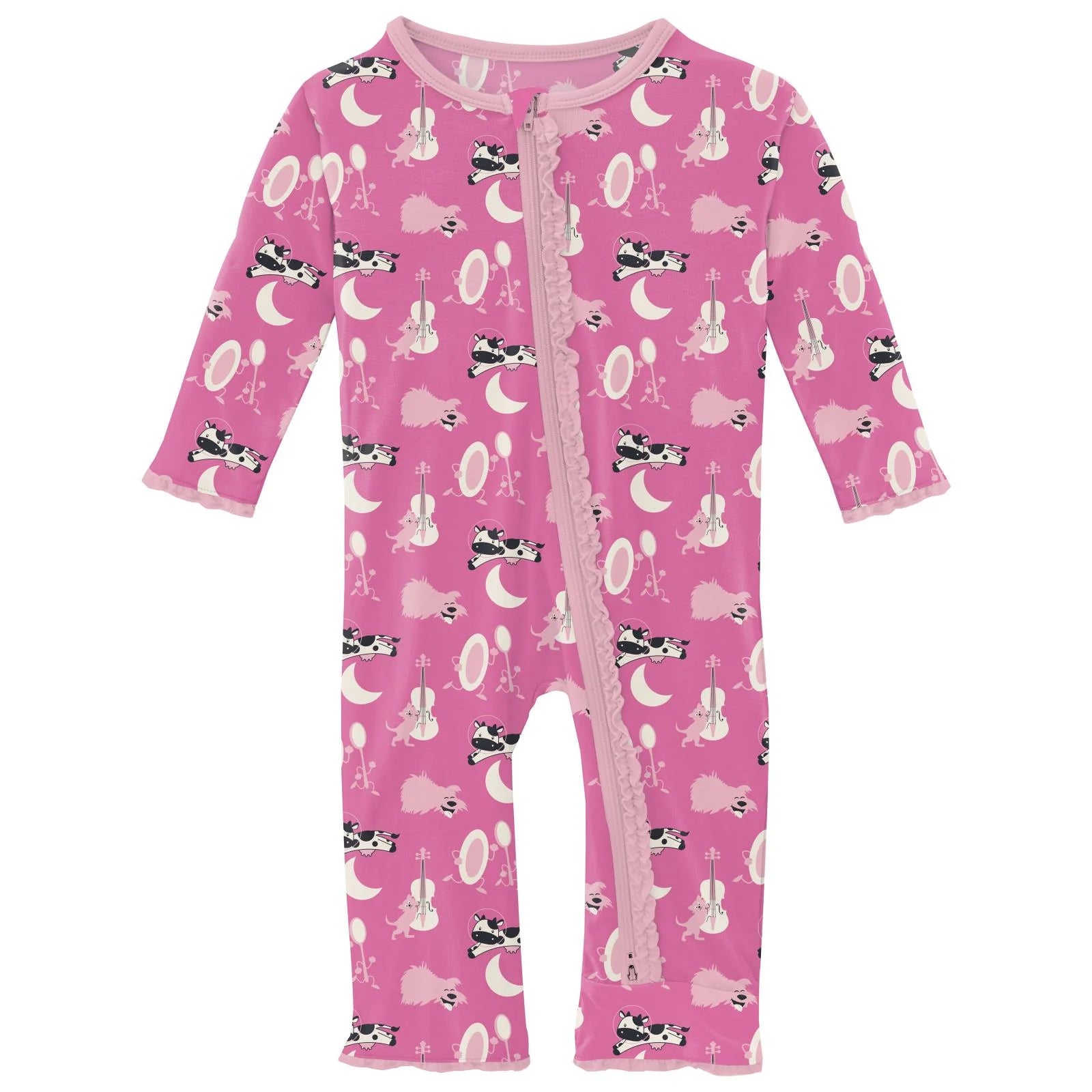 Kickee Pants Muffin Ruffle Coverall Tulip Hey Diddle Diddle