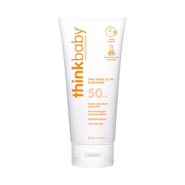 thinkbaby Mineral Based Sunscreen Lotion SPF50+ (6oz.)