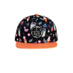 Headster Snapback Hats Poolside Black