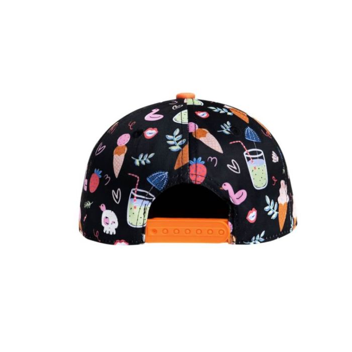 Headster Snapback Hats Poolside Black