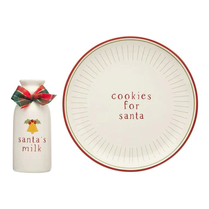 Pearhead Santa's Cookies & Milk Set