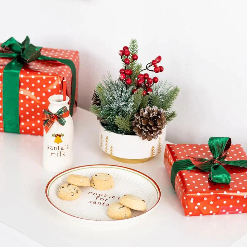 Pearhead Santa's Cookies & Milk Set