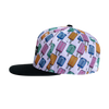 Headster Snapback Hats Pop Neon Purple Toddler