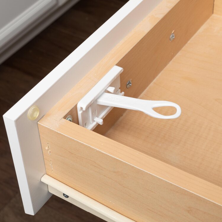 Qdos SureCatch Top Drawer/Door Adhesive Latches (4 pack) – Ready Set Baby