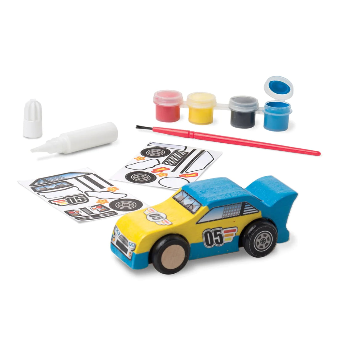 Melissa & Doug Created By Me! Race Car Wooden Craft Kit