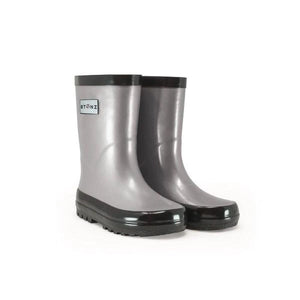 Stonz Rain Boots Metallic Grey