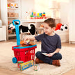 Melissa & Doug Fill & Roll Grocery Basket Set