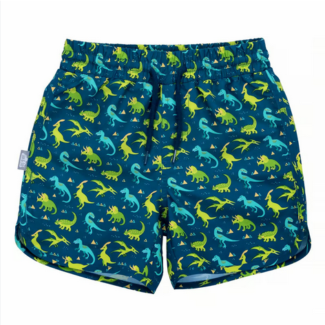 Jan & Jul UV Swim Shorts Dinoland 5T