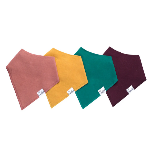 Copper Pearl Bandana Bibs (4 Pack)