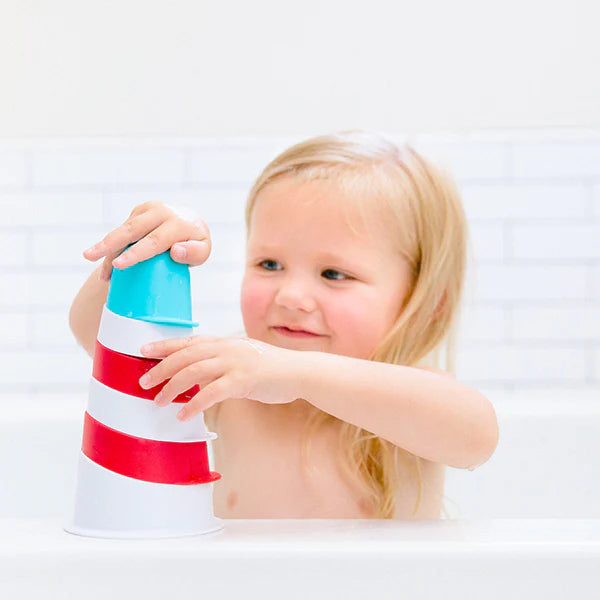 Ubbi Lighthouse Stacking Cups