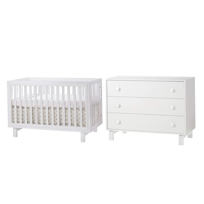 Tulip Bjorn Classic Crib & 3-Drawer Dresser Sets