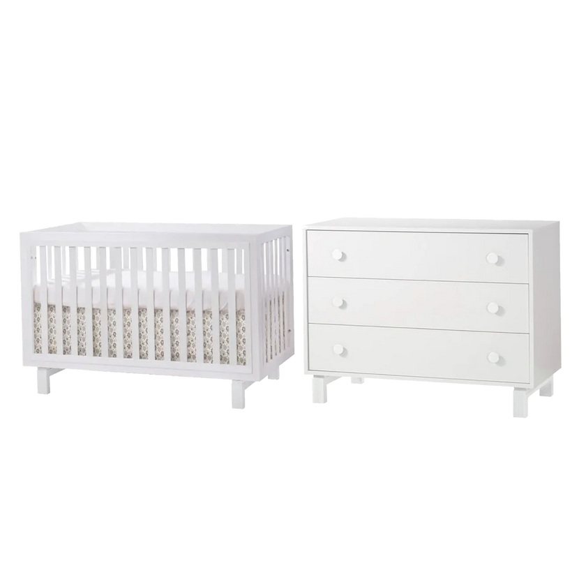 Tulip Bjorn Classic Crib & 3-Drawer Dresser Set