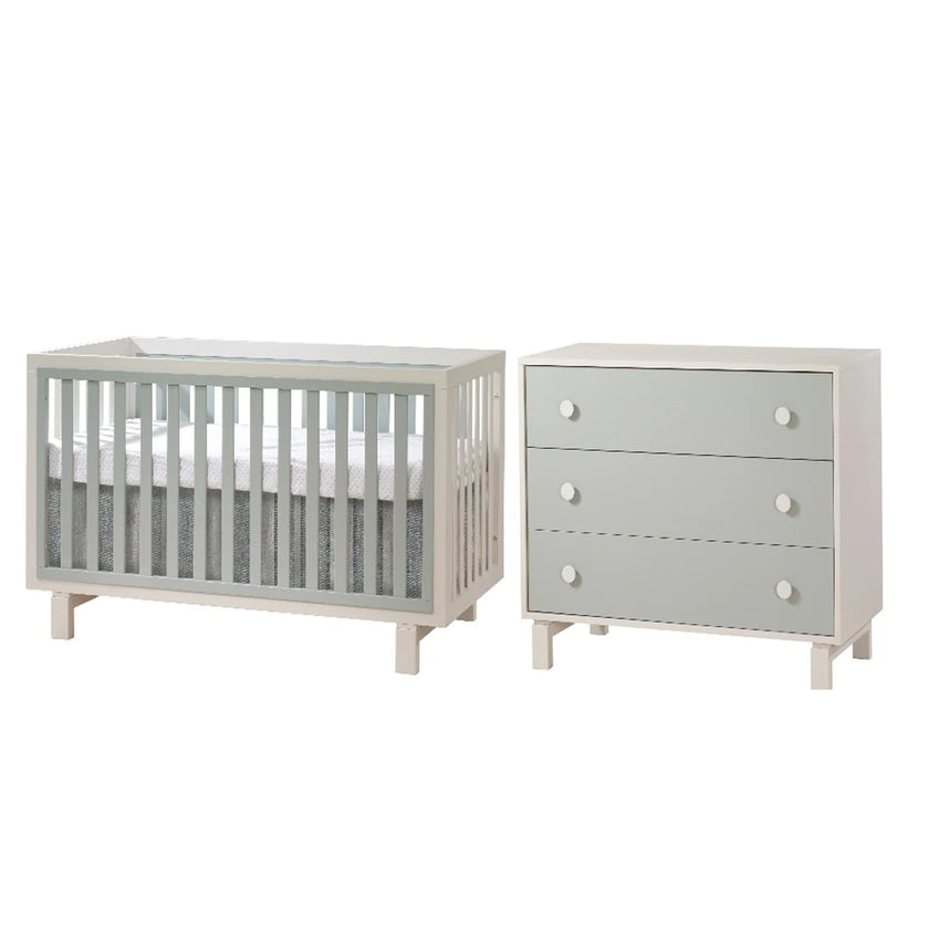 Tulip Bjorn Classic Crib & 3-Drawer Dresser Set