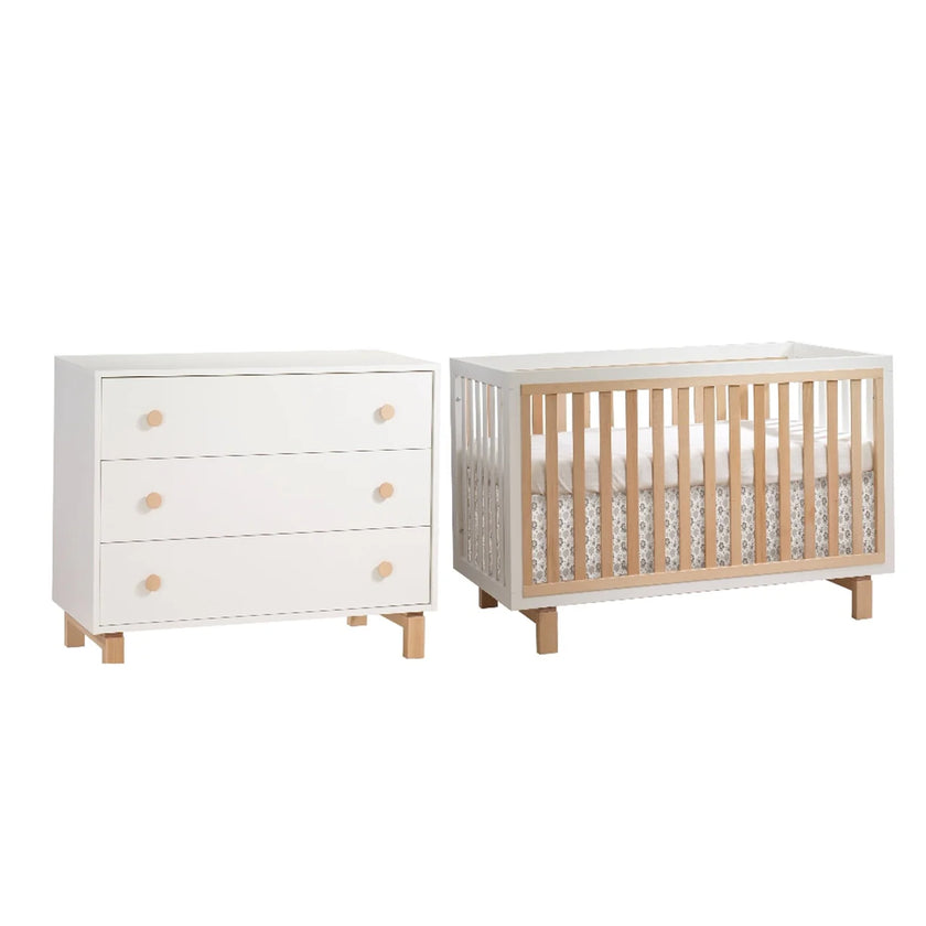 Tulip Bjorn Classic Crib & 3-Drawer Dresser Set