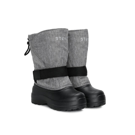 Stonz Trek Toddler/Kid Winter Boots Heather Grey