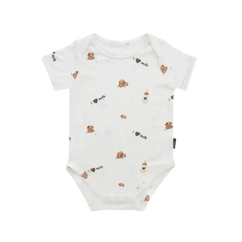 Belan J. Milkin' Cookies Short Sleeve Onesies