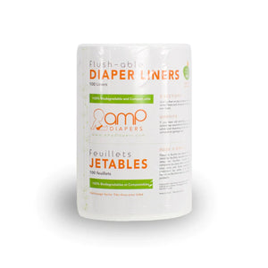 AMP Diapers Flushable Liners