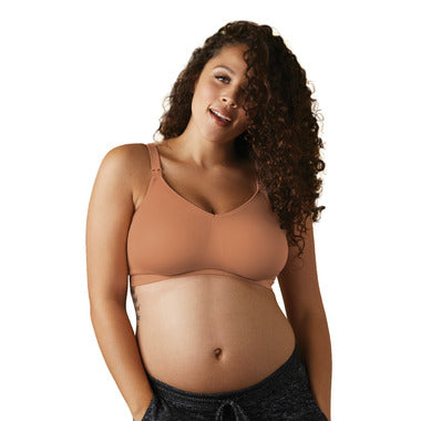 BRAVADO SILK SEAMLESS NURSING BRA CINNAMON  M