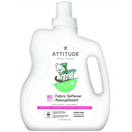 Attitude Fragrance Free Baby Fabric Softener (2 Litre)