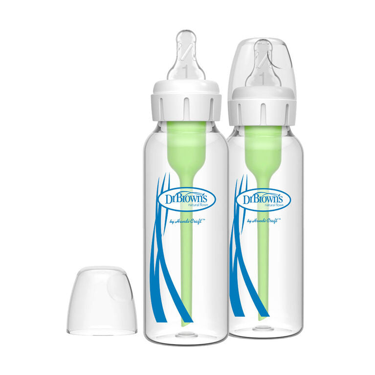 Dr. Brown's Options Narrow 8oz. Glass Bottles (2 pack)