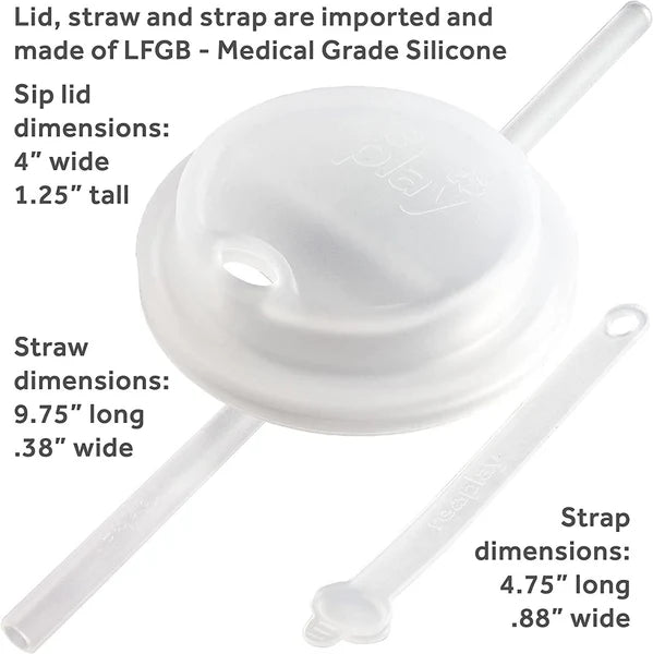 Re-Play 24oz. Tumbler Cup Lid & Straw