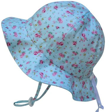 JAN & JUL GROW HAT COTTON FLOPPY RETRO ROSE SM