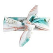 BABY WISP TOP KNOT HEADBANDS 3M+ LAGUNA BEACH AQUA & CORAL