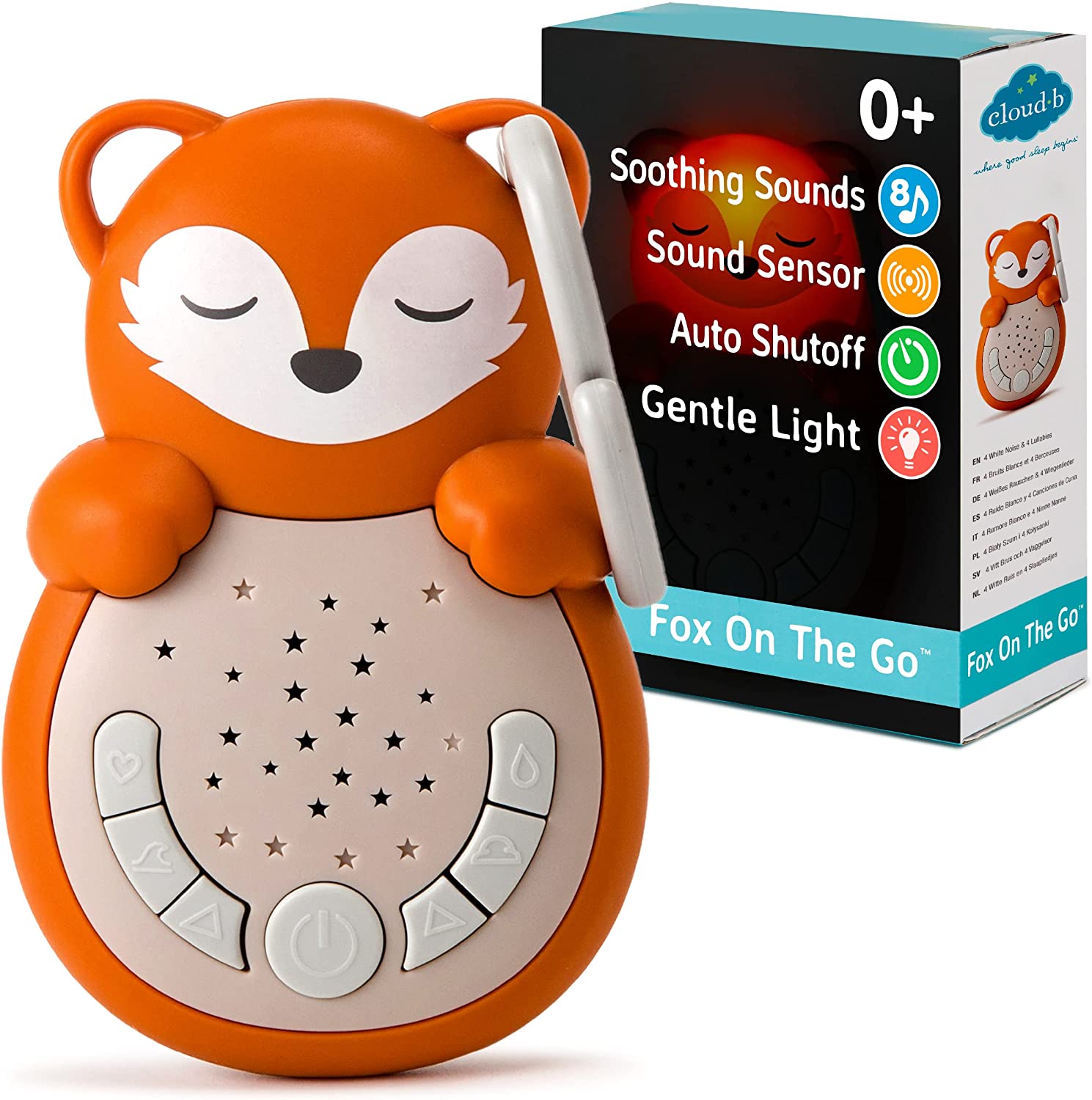 CLOUD B SWEET DREAMZ ON-THE-GO SOUND & LIGHT MACHINES FOX