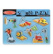 MELISSA & DOUG SOUND PUZZLES CONSTRUCTION TOOLS