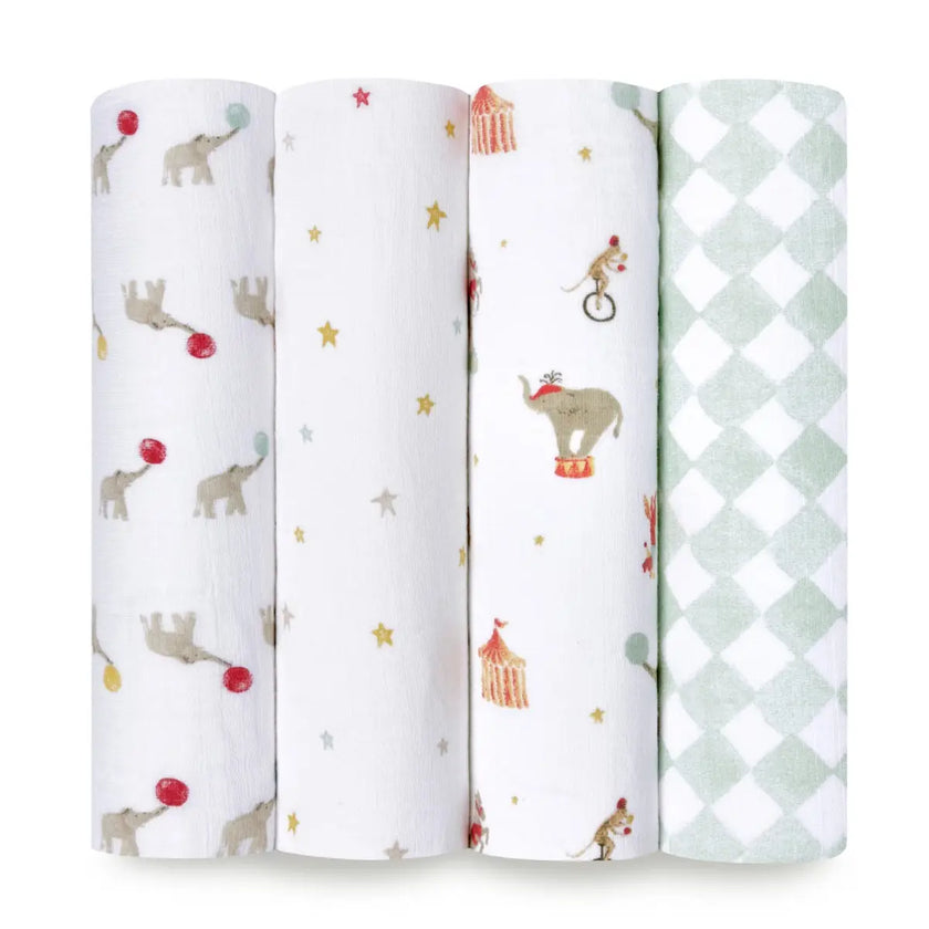 aden + anais Muslin Swaddles (4 pack)