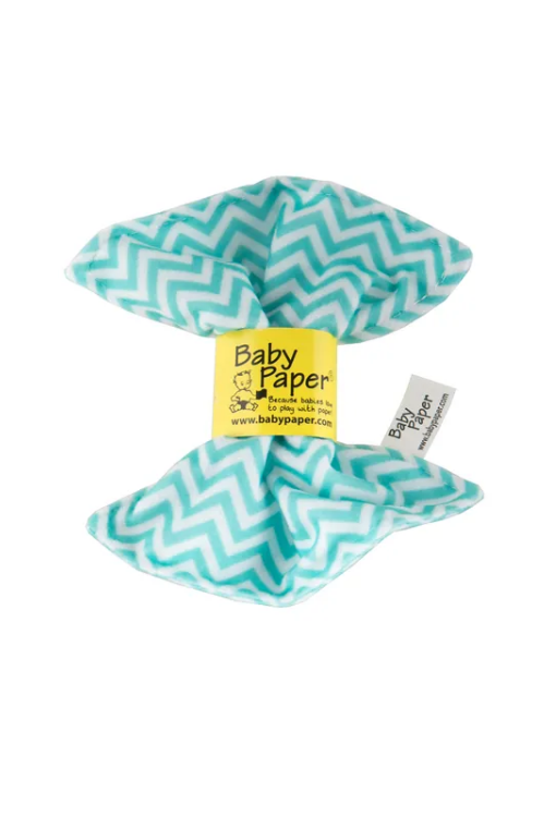 BABY PAPER TURQ ZIG ZAG