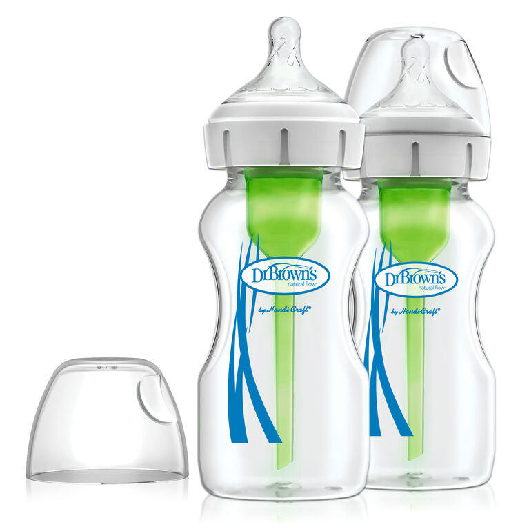 Dr. Brown's Options Wide 9oz. Glass Bottles (2 pack)
