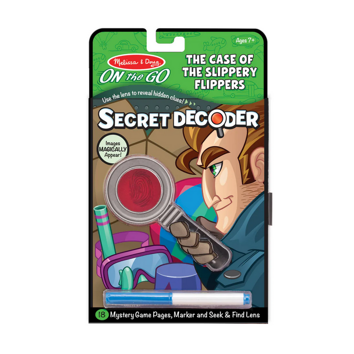 MELISSA & DOUG SECRET DECODERS  SLIPPERY FLIPPERS