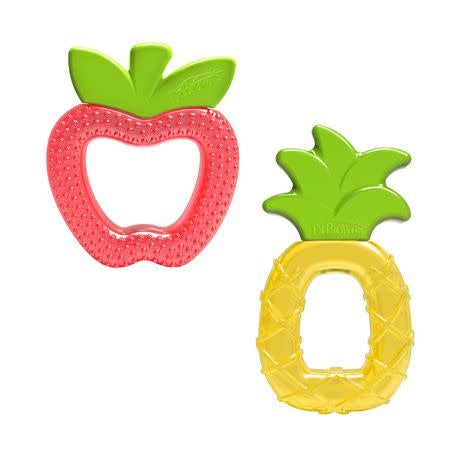 Dr. Brown's AquaCool Water-Filled Teethers Apple/Pineapple (2 Pack)