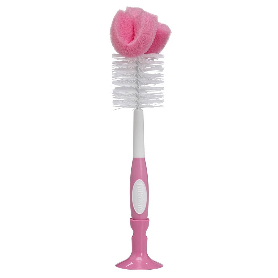 DR BROWNS BABY BOTTLE BRUSHES PINK