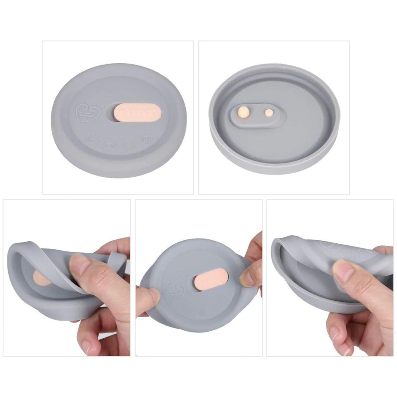 Haakaa Silicone Breast Pump & Silicone Lid (150ml.)