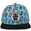 Headster Snapback Hat Pop Neon Blue Toddler