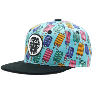 Headster Snapback Hat Pop Neon Blue Toddler