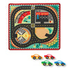 MELISSA & DOUG RUG PLAY SETS AROUND THE RACE TRACK