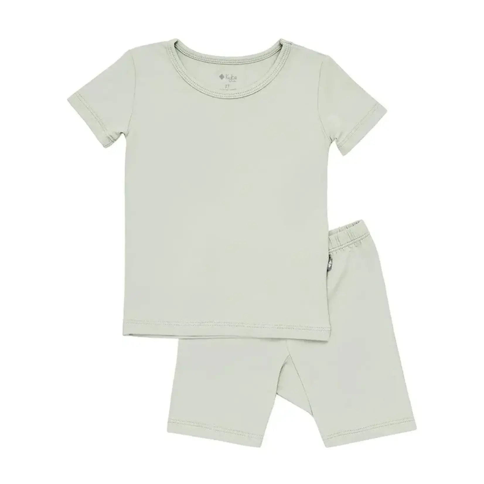 Kyte Baby Toddler Short Sleeve Pajamas Aloe 6T