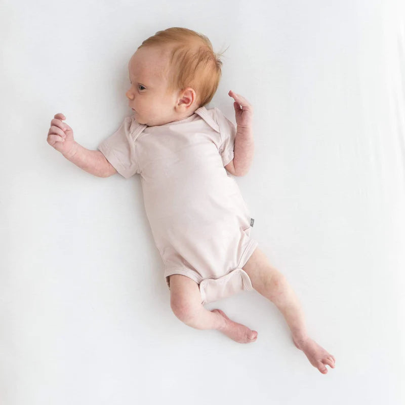 Kyte Baby Short Sleeve Bodysuit Blush