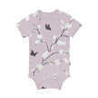 Kyte Baby Short Sleeve Bodysuit Cherry Blossom