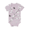 Kyte Baby Short Sleeve Bodysuit Cherry Blossom