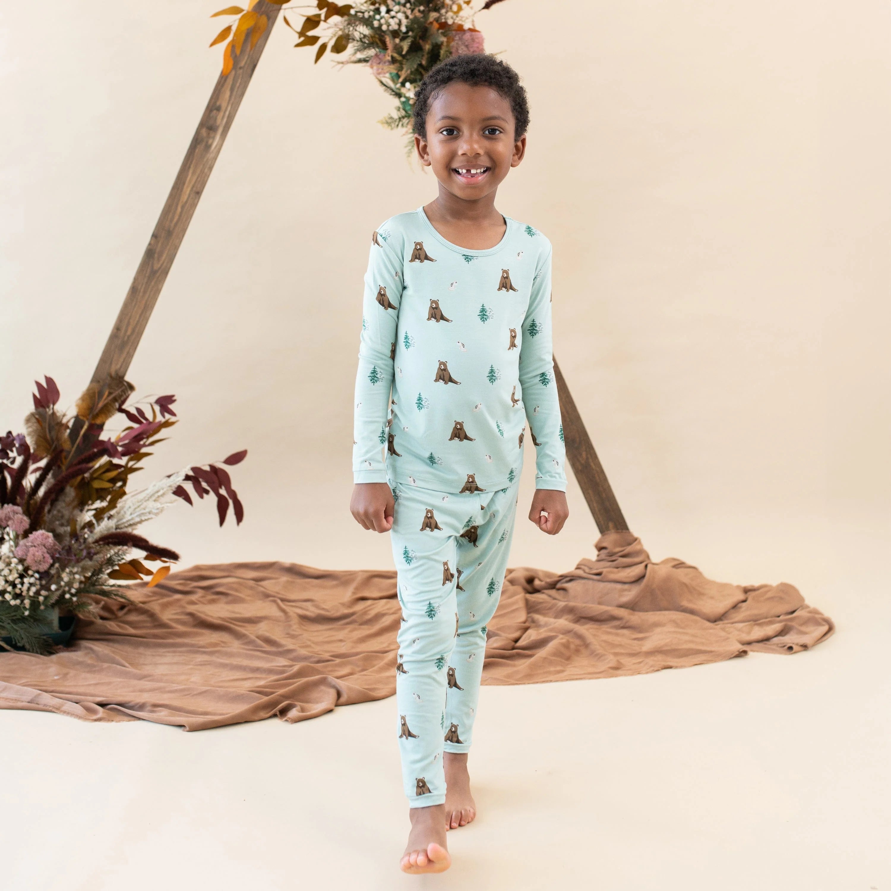 Kyte Baby Toddler Long Sleeve Pajamas Trail