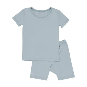 Kyte Baby Toddler Short Sleeve Pajamas Fog 6T