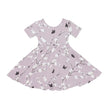 Kyte Baby Short Sleeve Twirl Dress Cherry Blossom